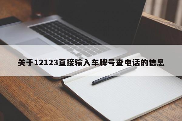 关于12123直接输入车牌号查电话的信息