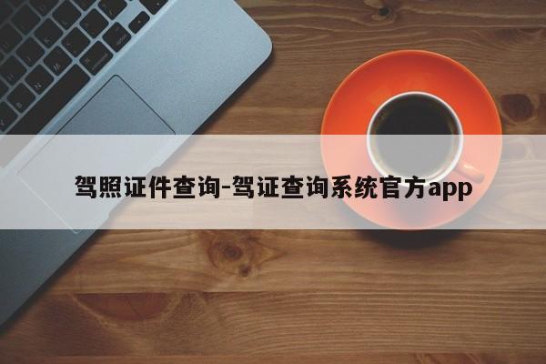 驾照证件查询-驾证查询系统官方app